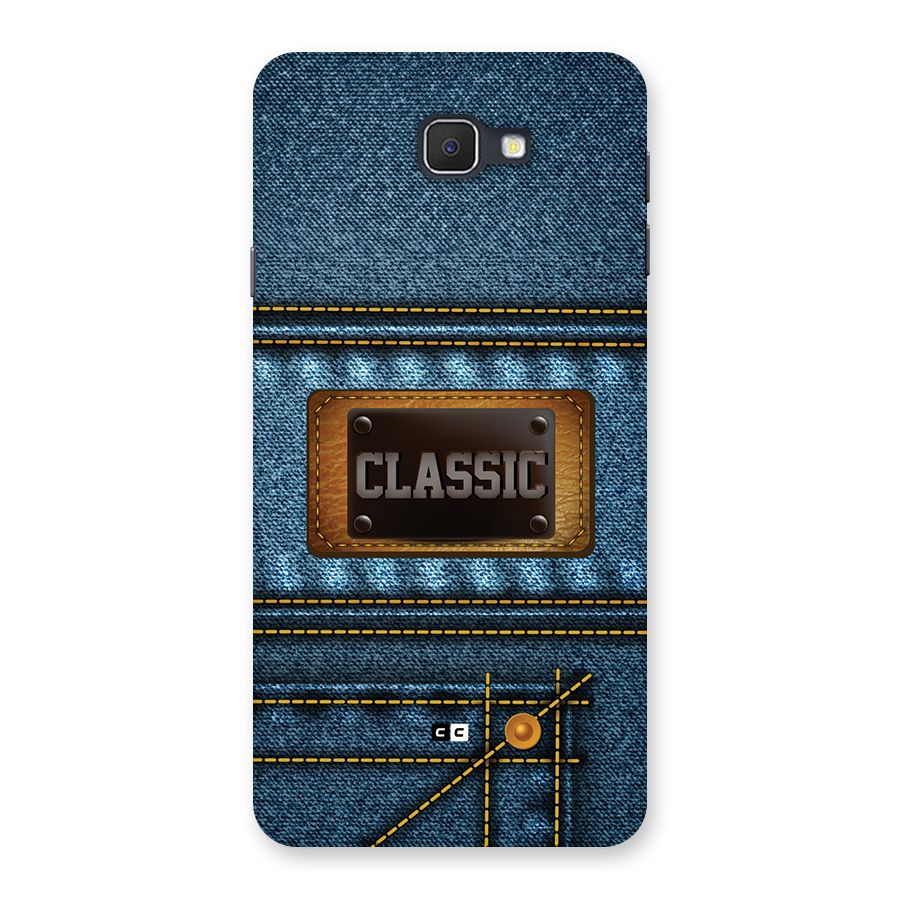 Classic Denim Back Case for Galaxy J7 Prime