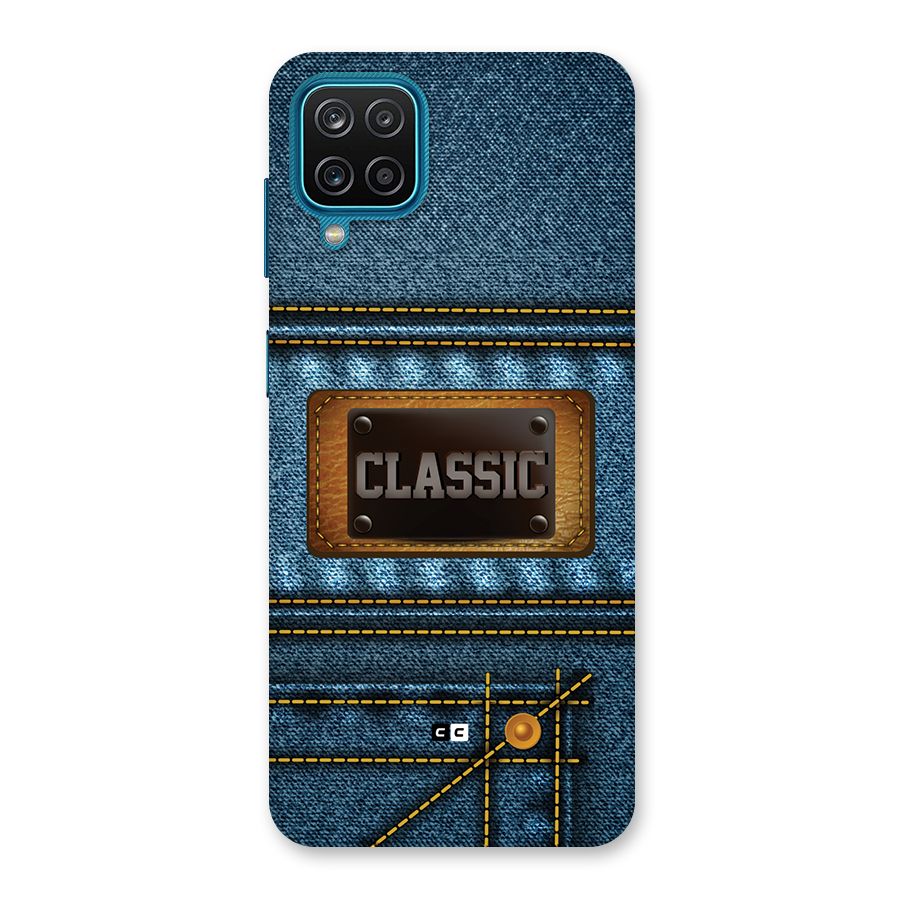 Classic Denim Back Case for Galaxy M12