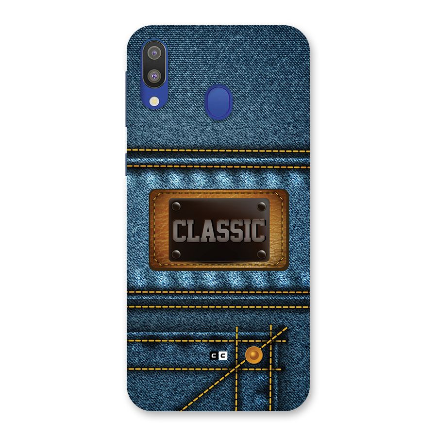 Classic Denim Back Case for Galaxy M20