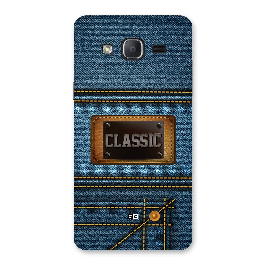 Classic Denim Back Case for Galaxy On7 Pro