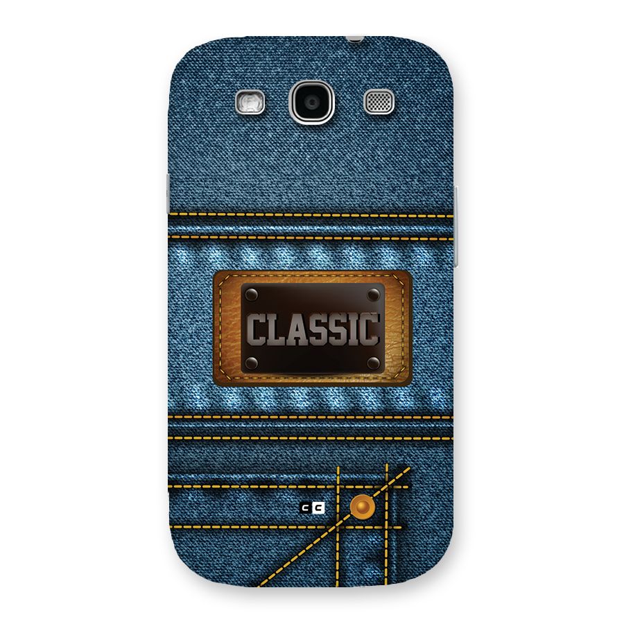 Classic Denim Back Case for Galaxy S3