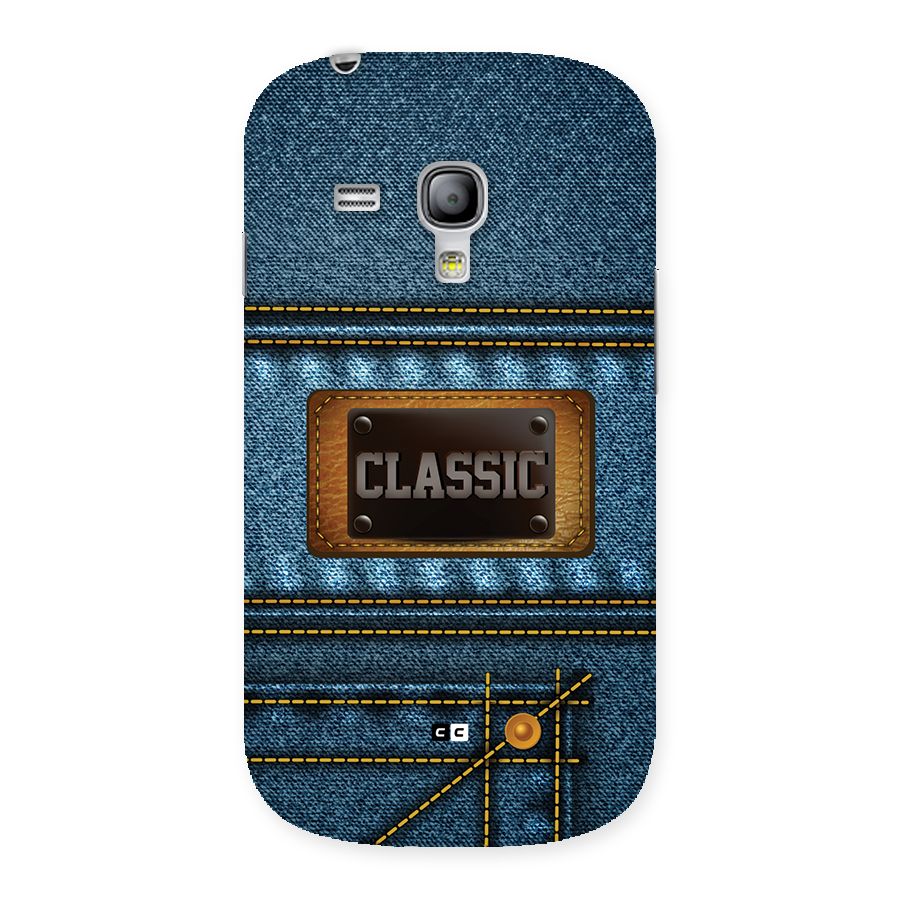 Classic Denim Back Case for Galaxy S3 Mini