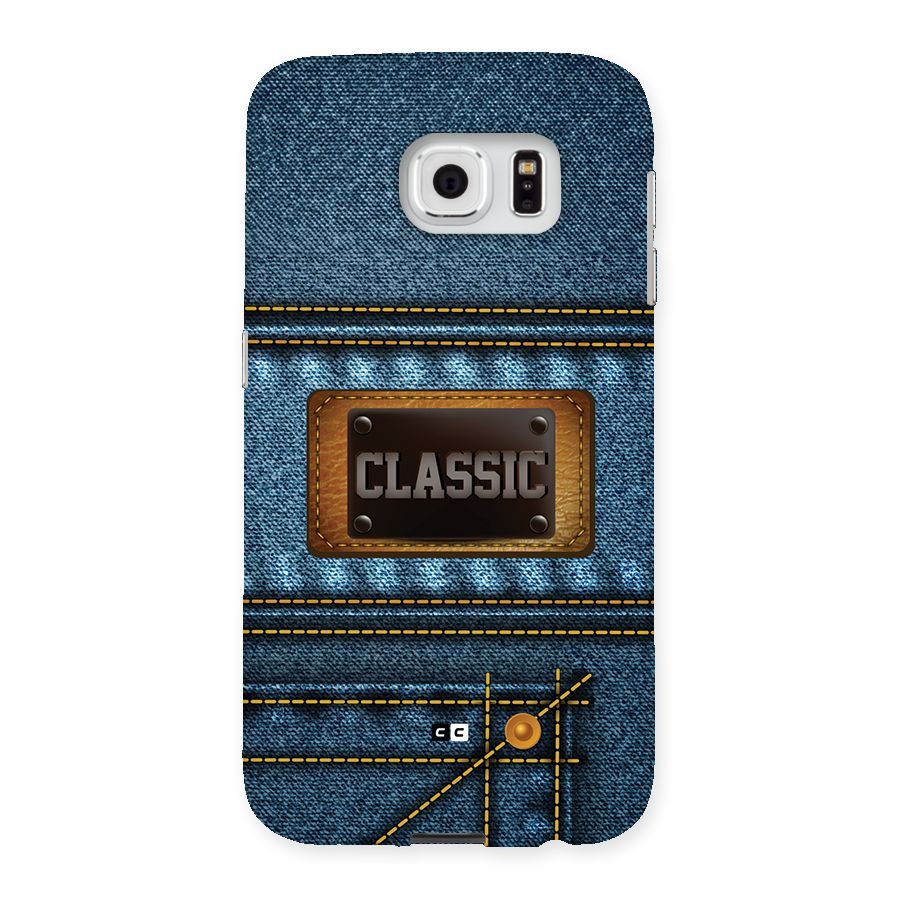 Classic Denim Back Case for Galaxy S6