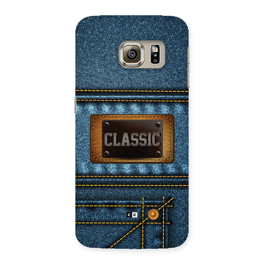Classic Denim Back Case for Galaxy S6 edge