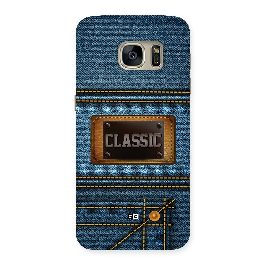 Classic Denim Back Case for Galaxy S7