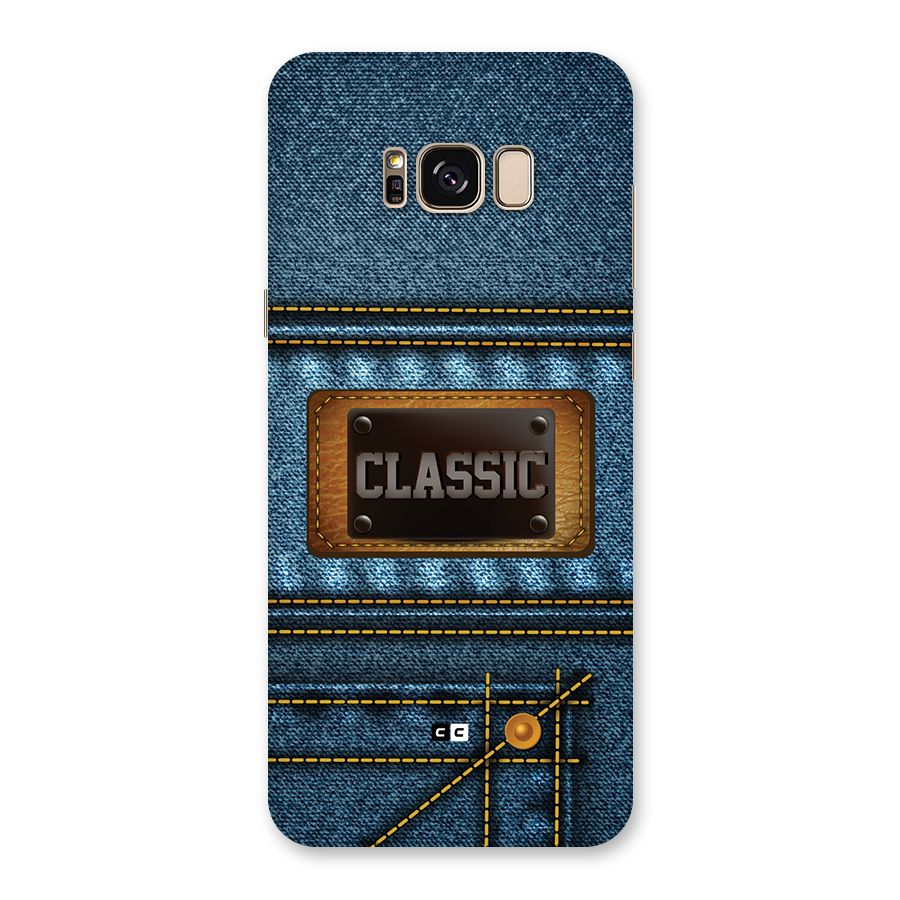 Classic Denim Back Case for Galaxy S8 Plus