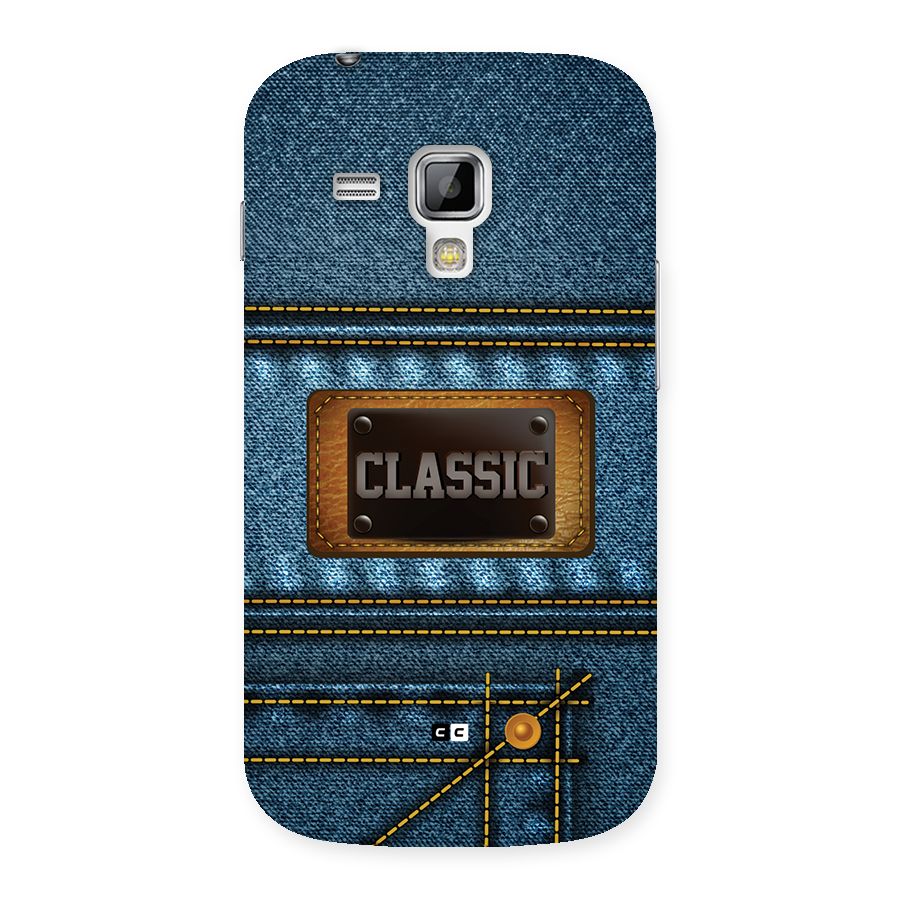 Classic Denim Back Case for Galaxy S Duos