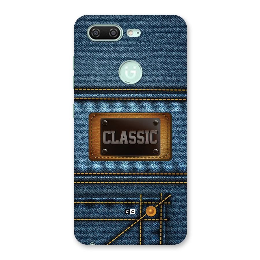 Classic Denim Back Case for Gionee S10