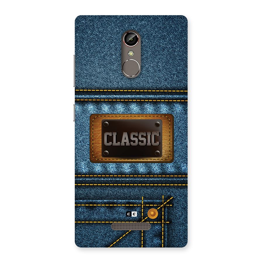 Classic Denim Back Case for Gionee S6s
