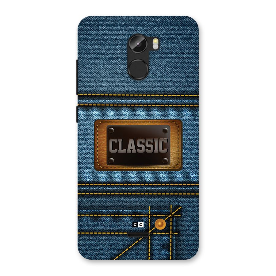 Classic Denim Back Case for Gionee X1