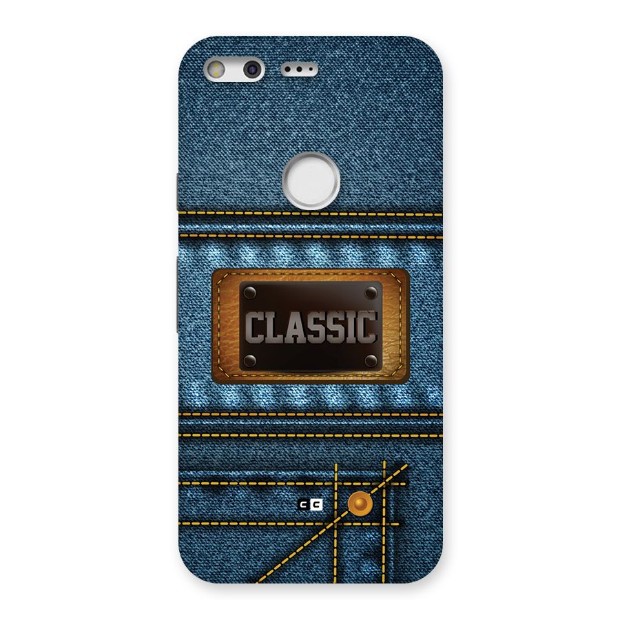 Classic Denim Back Case for Google Pixel