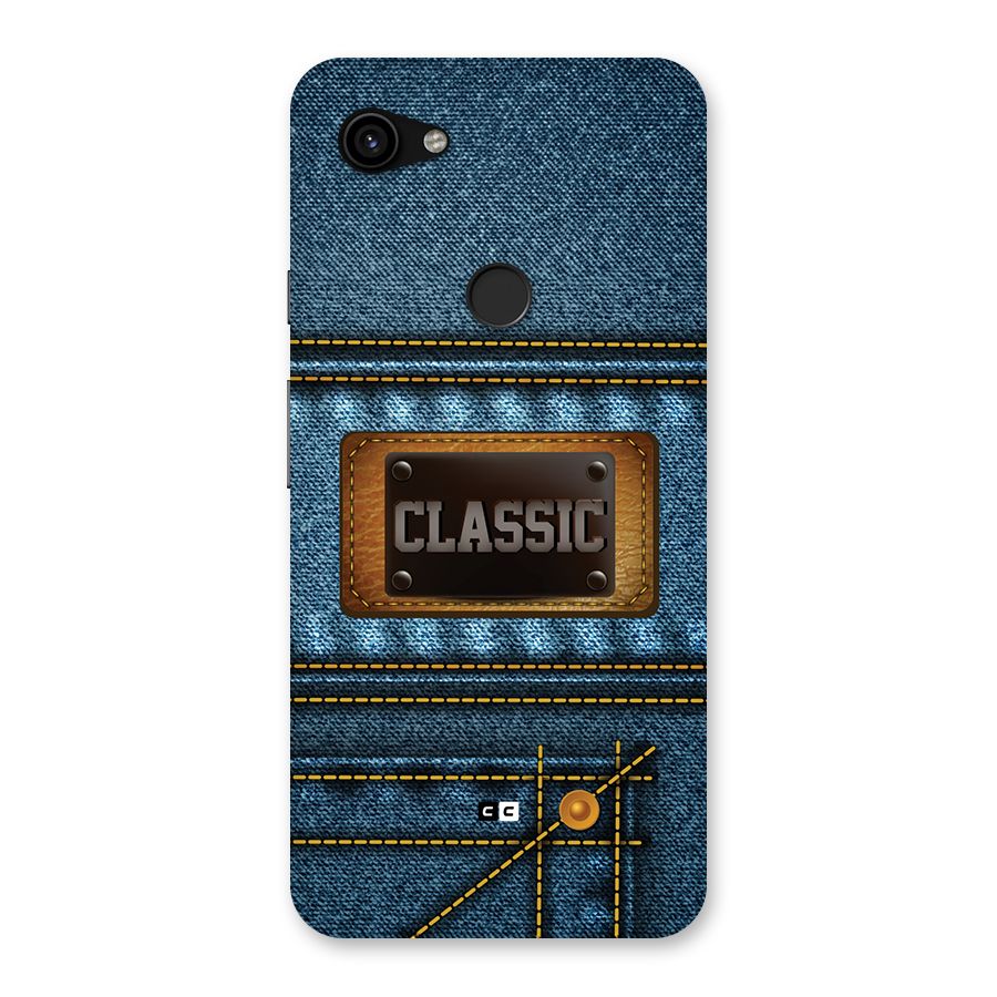 Classic Denim Back Case for Google Pixel 3a XL