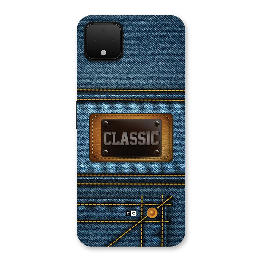 Classic Denim Back Case for Google Pixel 4 XL