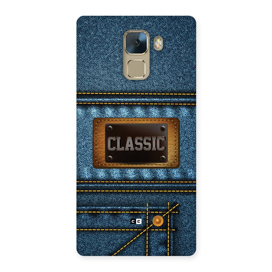 Classic Denim Back Case for Honor 7