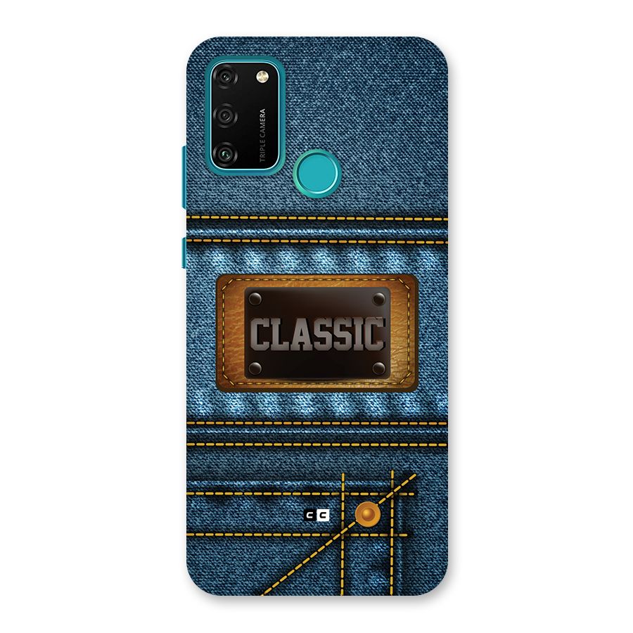 Classic Denim Back Case for Honor 9A