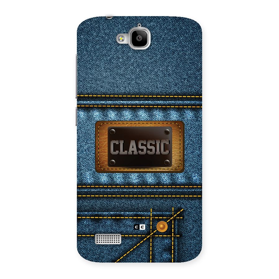 Classic Denim Back Case for Honor Holly