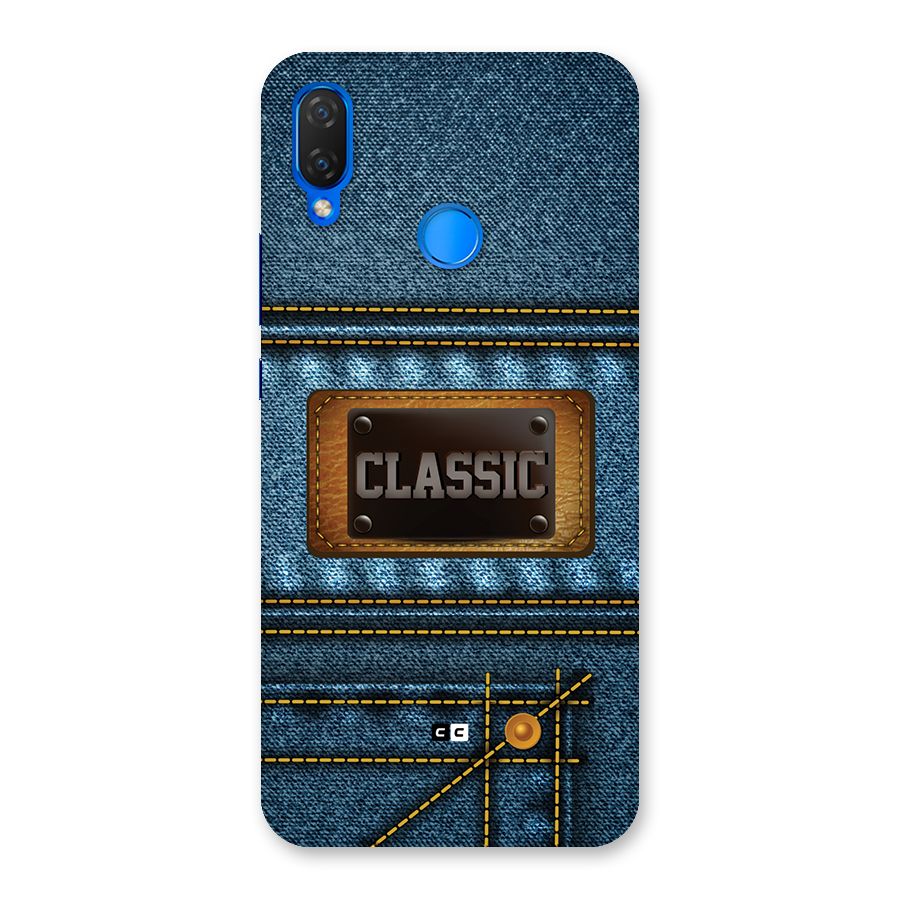 Classic Denim Back Case for Huawei P Smart Plus