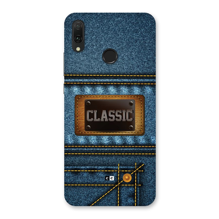 Classic Denim Back Case for Huawei Y9 (2019)