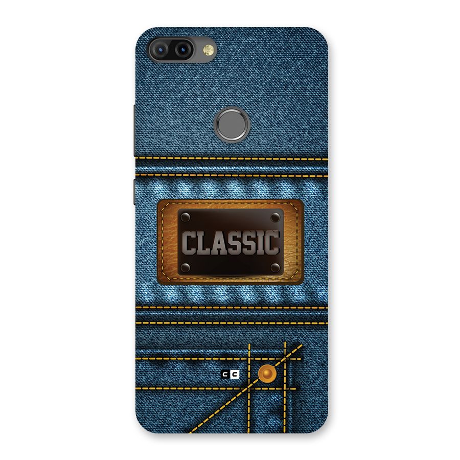 Classic Denim Back Case for Infinix Hot 6 Pro