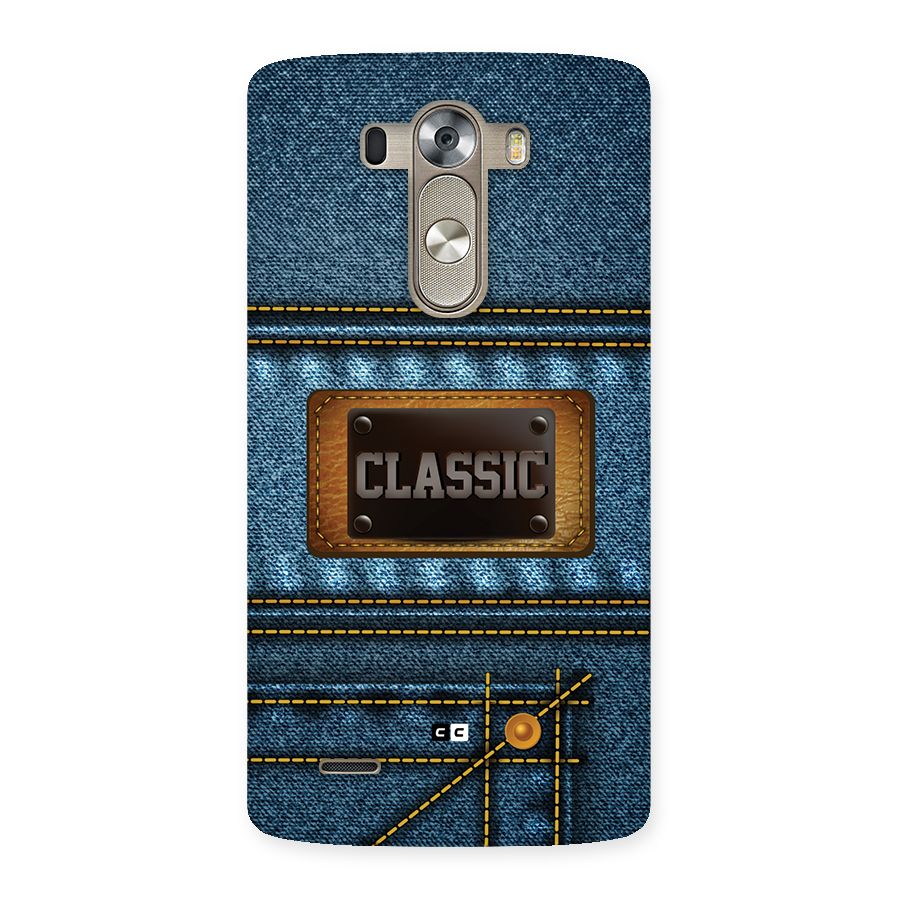 Classic Denim Back Case for LG G3