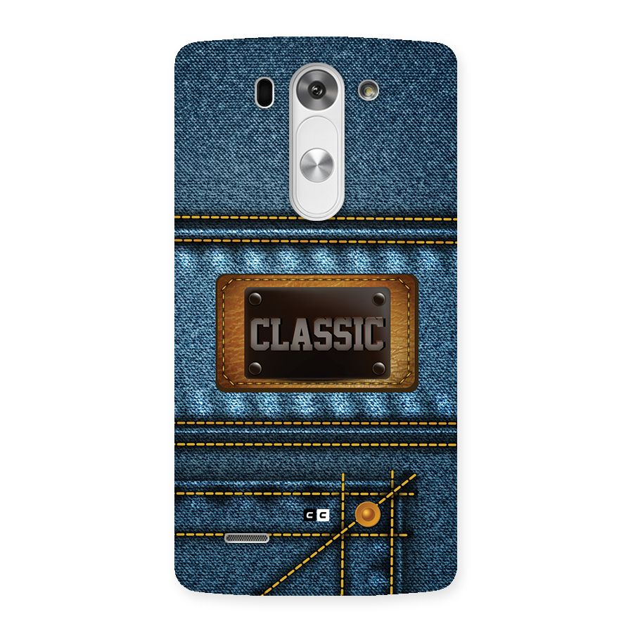Classic Denim Back Case for LG G3 Mini