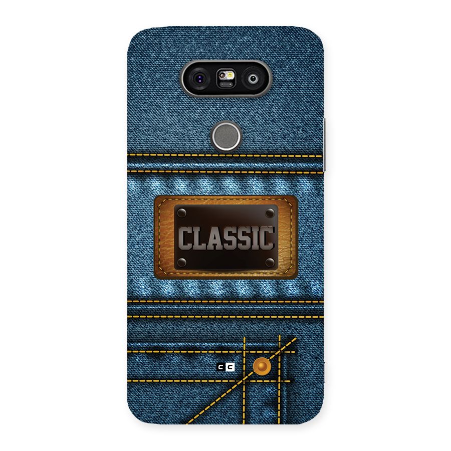 Classic Denim Back Case for LG G5