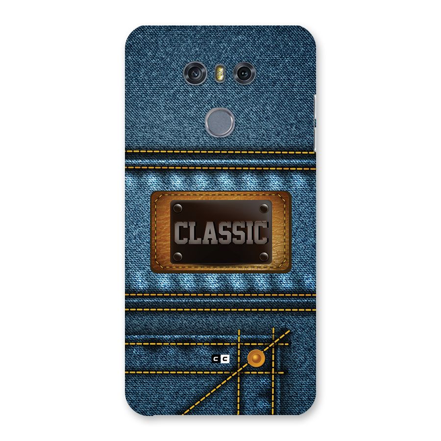 Classic Denim Back Case for LG G6