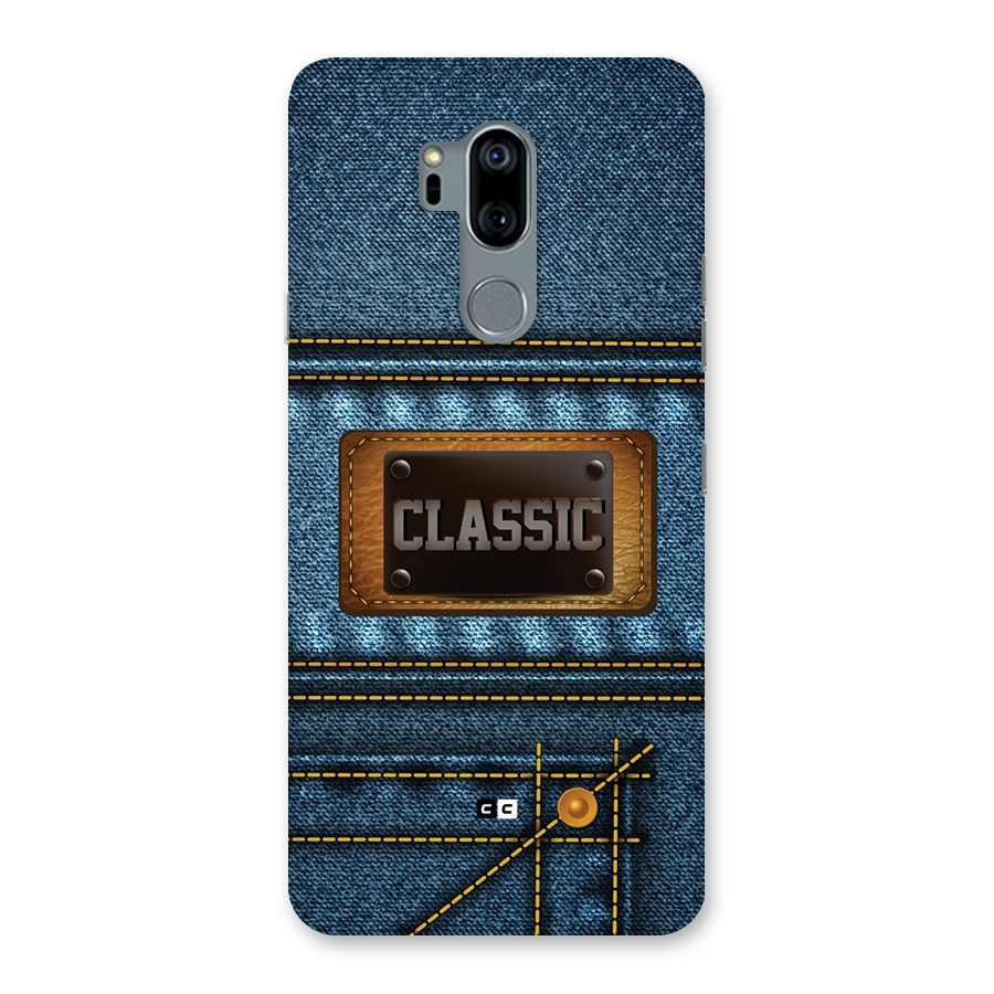 Classic Denim Back Case for LG G7
