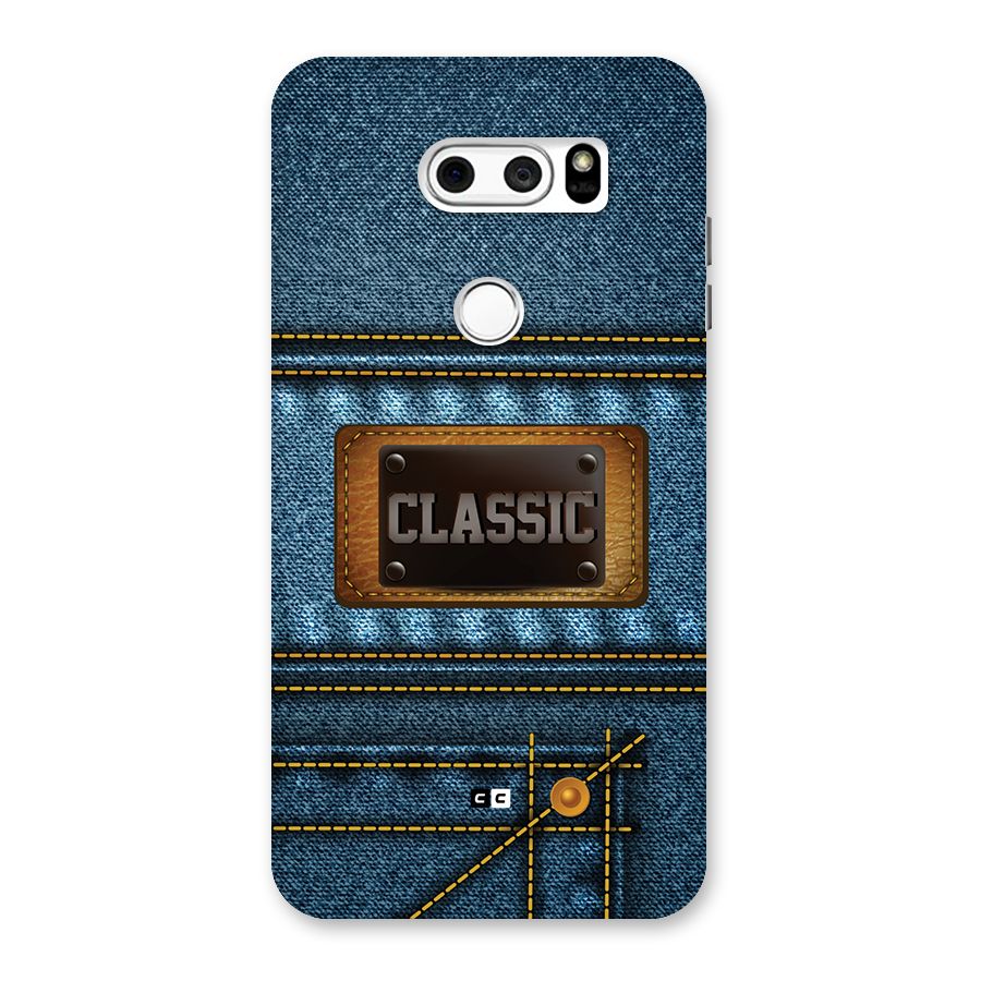 Classic Denim Back Case for LG V30