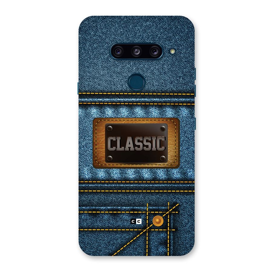 Classic Denim Back Case for LG  V40 ThinQ