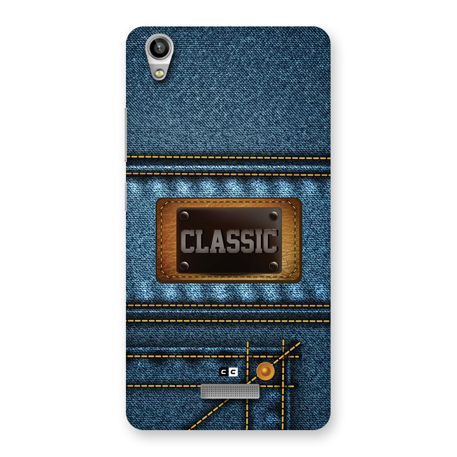 Classic Denim Back Case for Lava Pixel V1