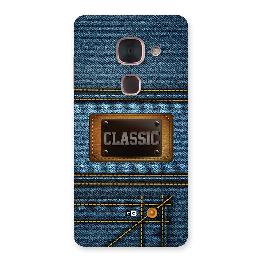 Classic Denim Back Case for Le Max 2