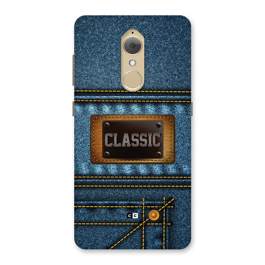 Classic Denim Back Case for Lenovo K8