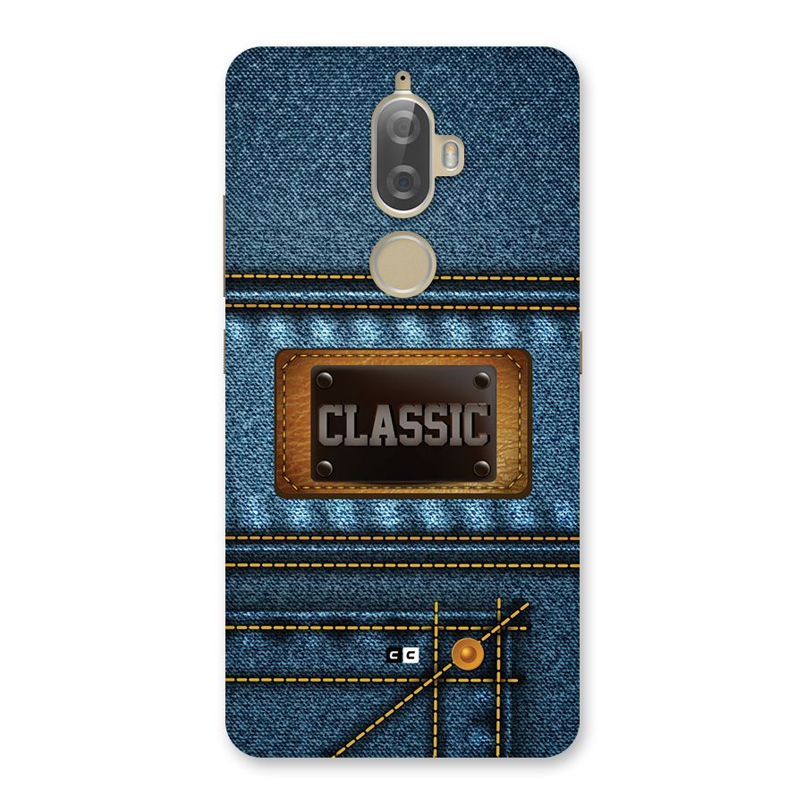 Classic Denim Back Case for Lenovo K8 Plus