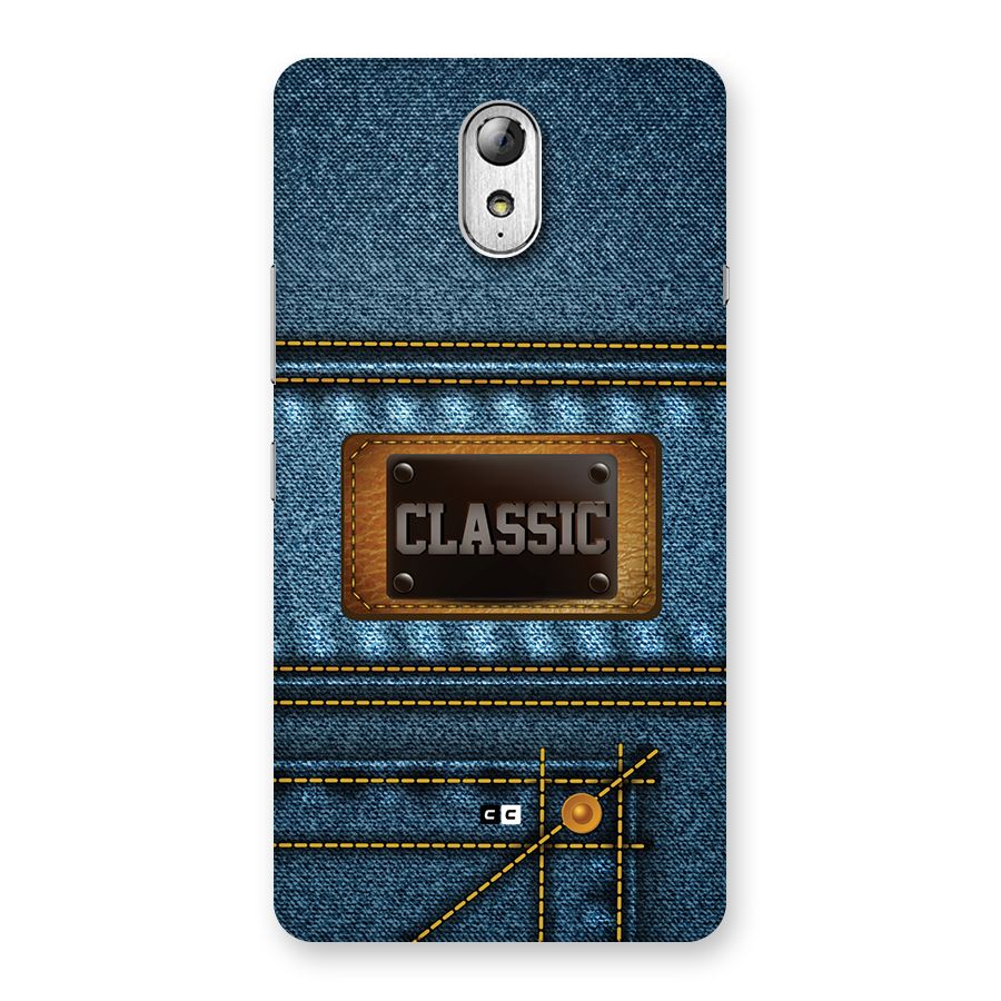 Classic Denim Back Case for Lenovo Vibe P1M