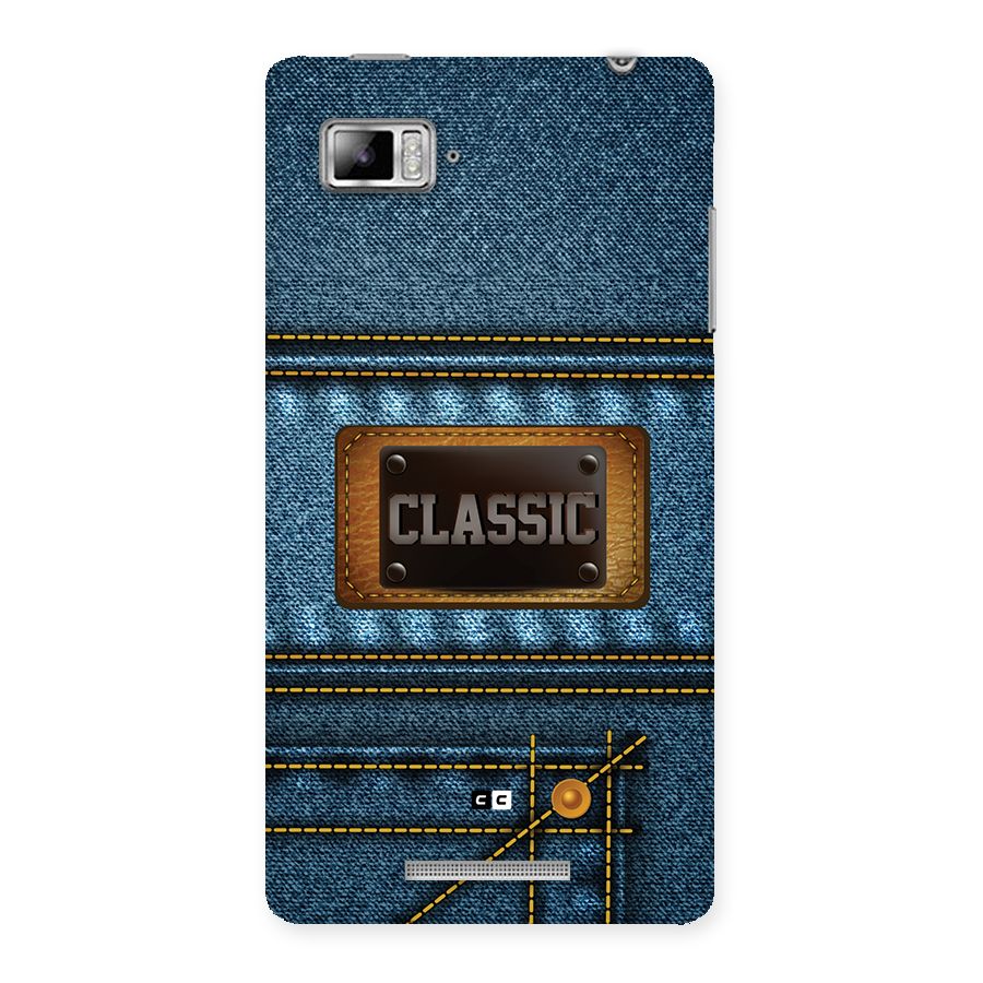 Classic Denim Back Case for Lenovo Vibe Z K910
