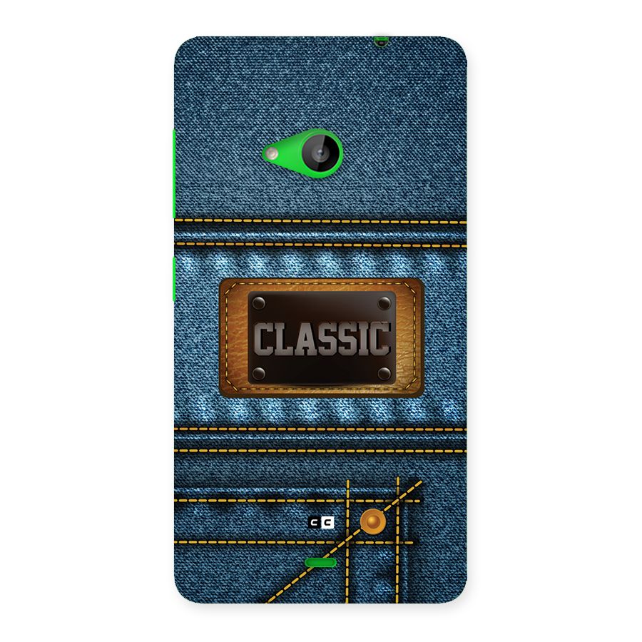 Classic Denim Back Case for Lumia 535