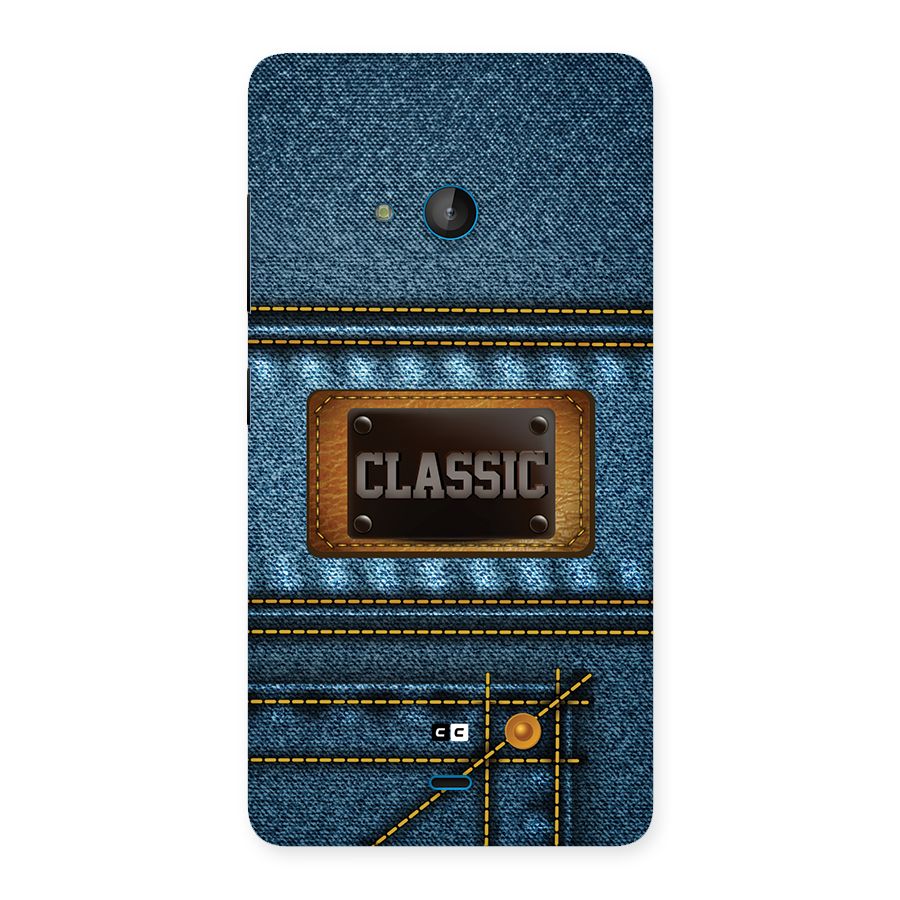 Classic Denim Back Case for Lumia 540