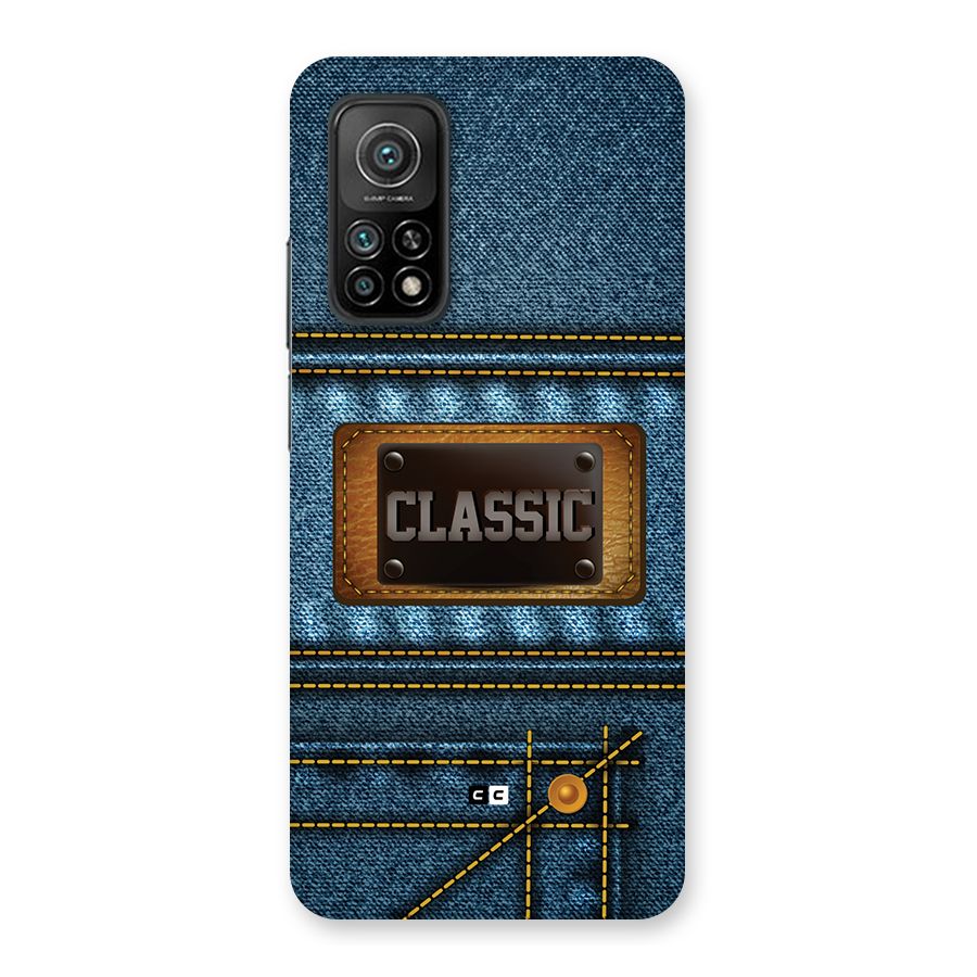 Classic Denim Back Case for Mi 10T Pro 5G