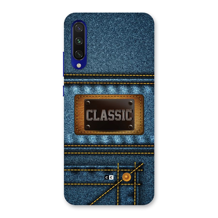 Classic Denim Back Case for Mi A3