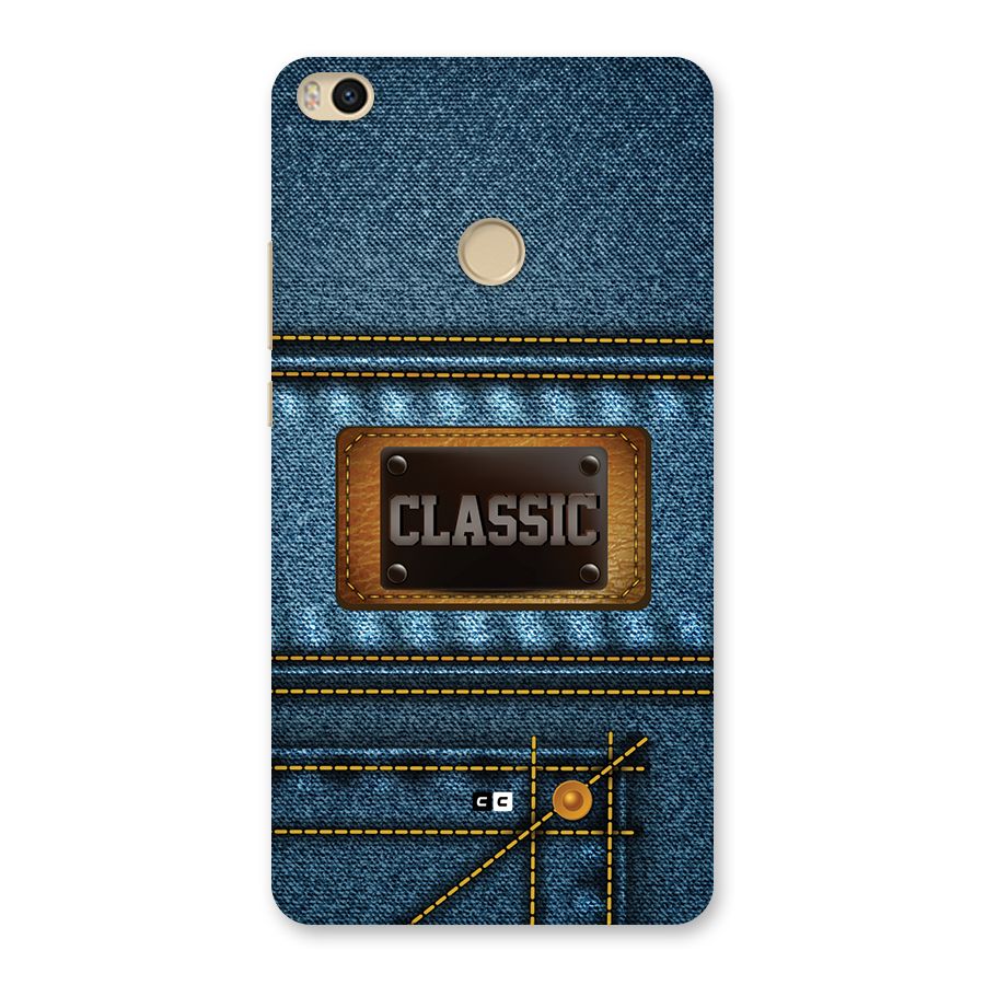 Classic Denim Back Case for Mi Max 2