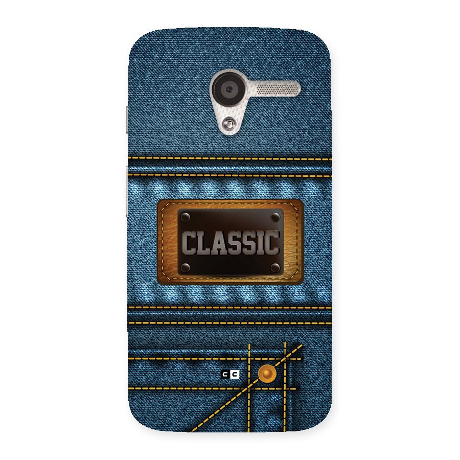 Classic Denim Back Case for Moto X