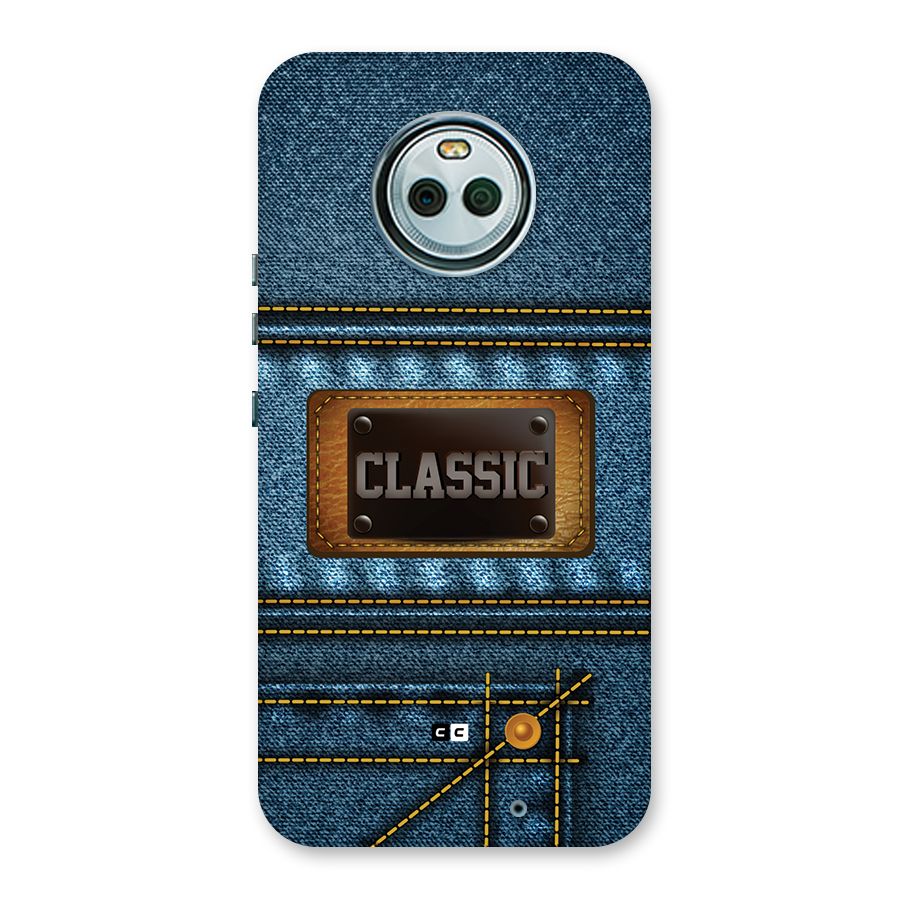 Classic Denim Back Case for Moto X4