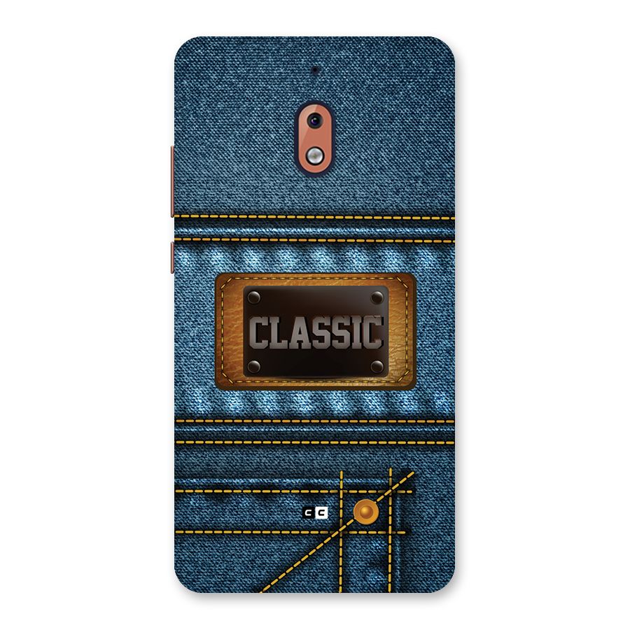 Classic Denim Back Case for Nokia 2.1
