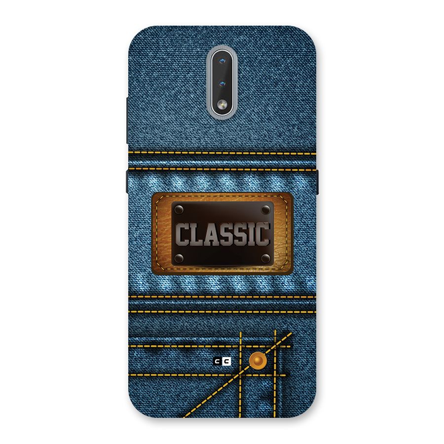 Classic Denim Back Case for Nokia 2.3