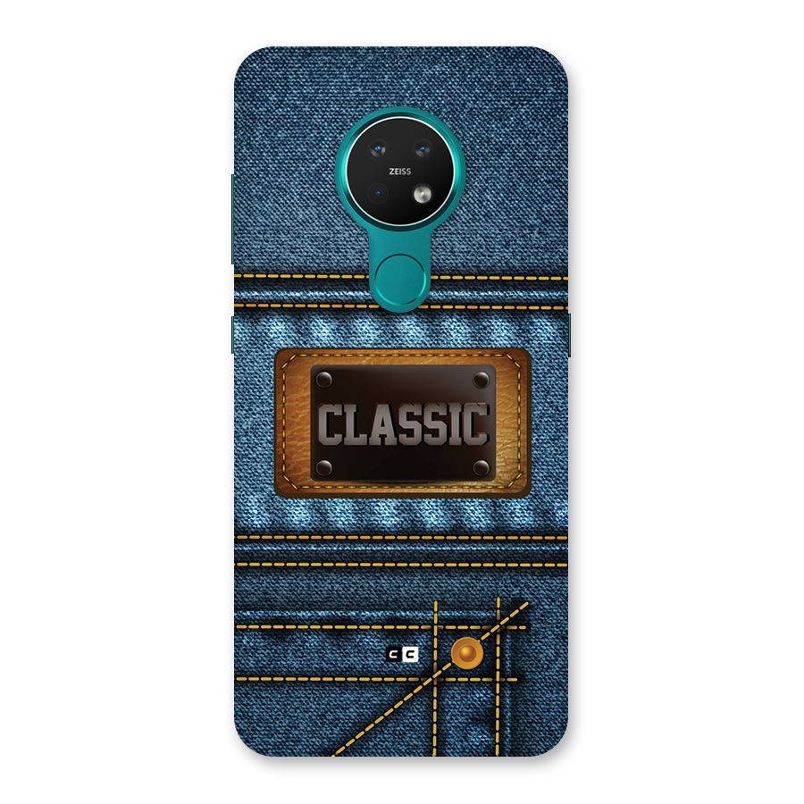 Classic Denim Back Case for Nokia 7.2