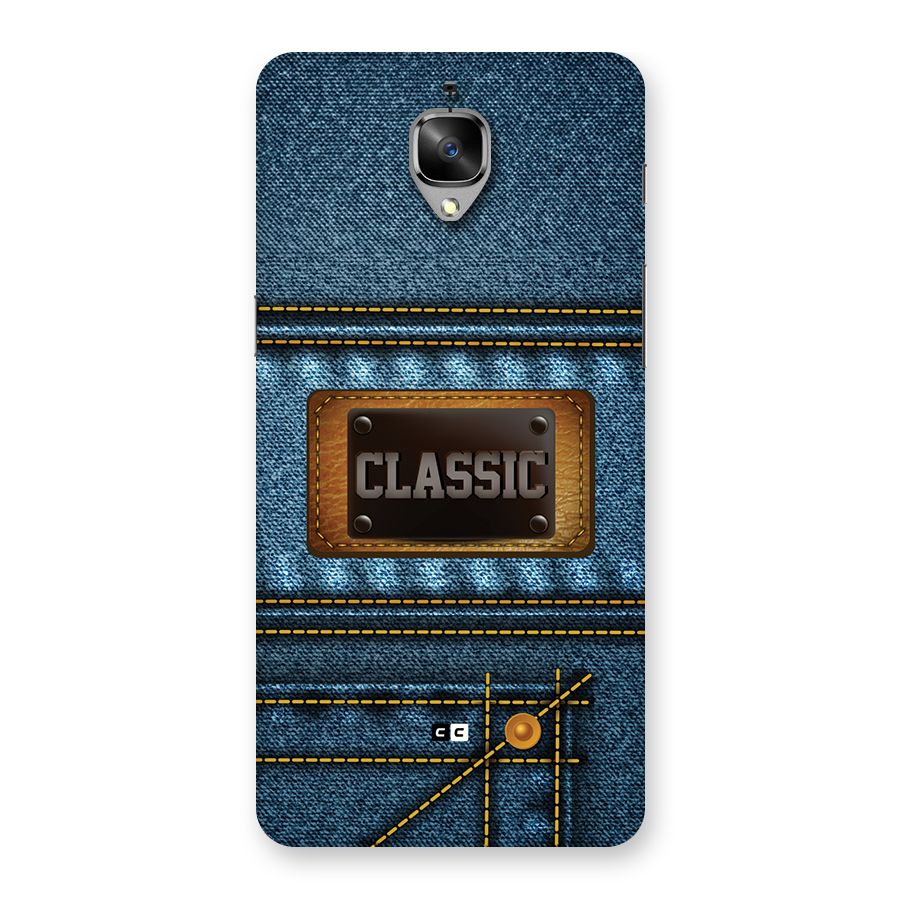 Classic Denim Back Case for OnePlus 3T