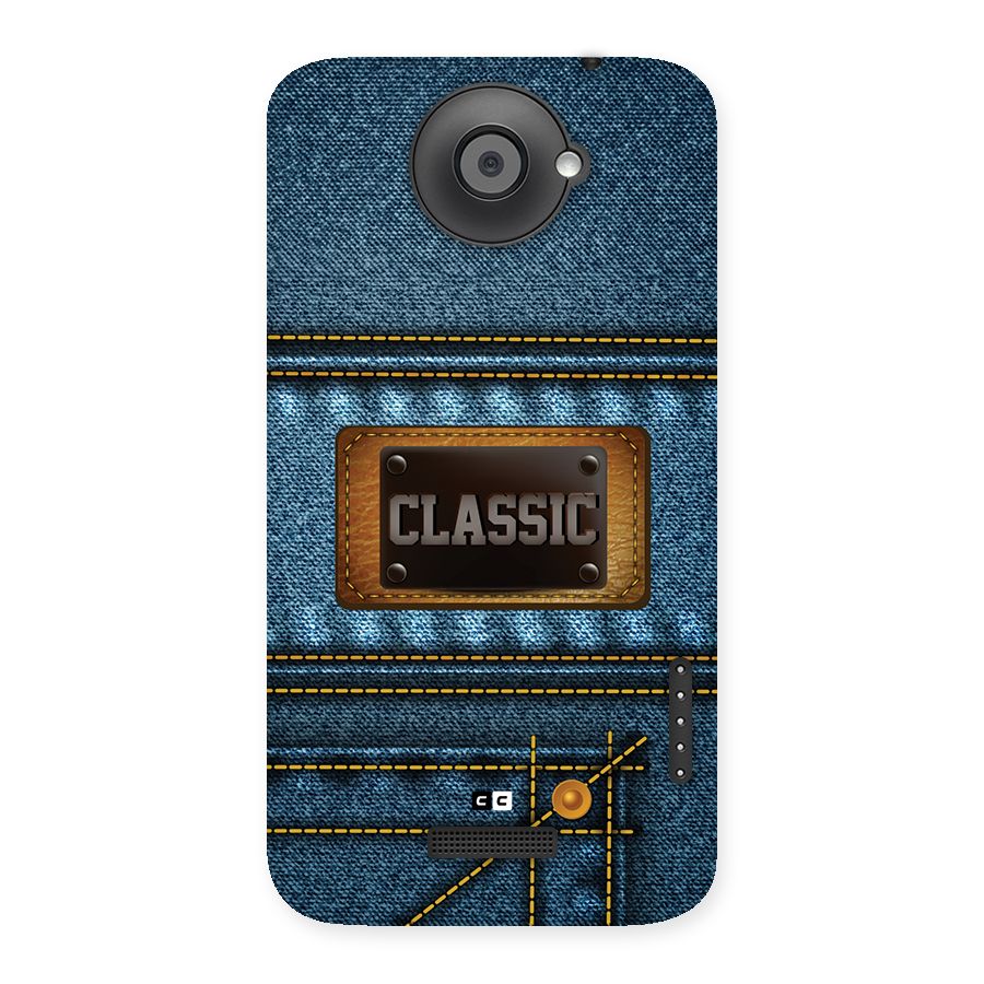 Classic Denim Back Case for One X