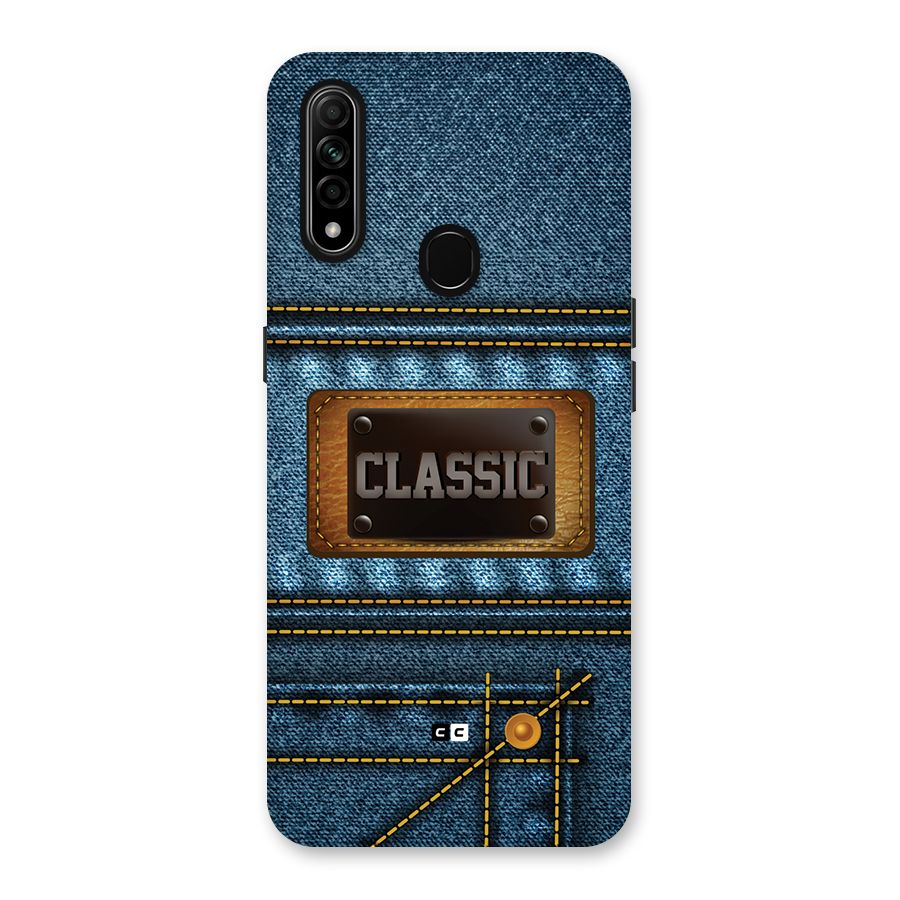 Classic Denim Back Case for Oppo A31