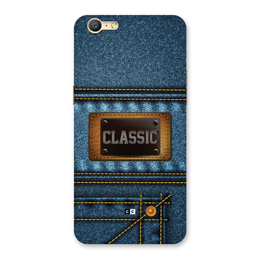 Classic Denim Back Case for Oppo A57
